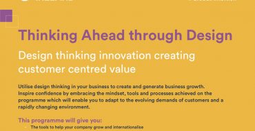 Thinking Ahead Through Design – Design thinking innovation creating customer centred value